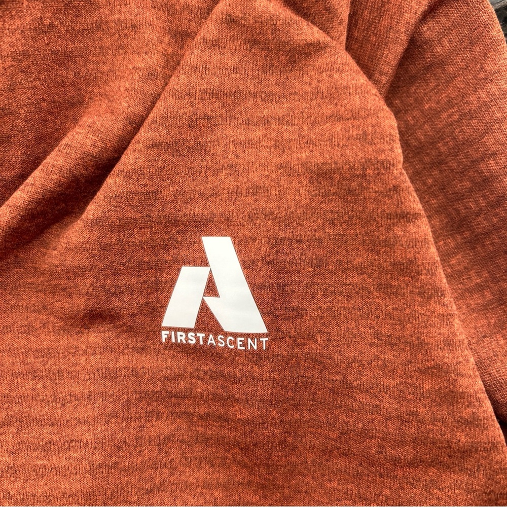 Eddie Bauer Burnt Orange Quarter-Zip Top - Picture 8 of 13